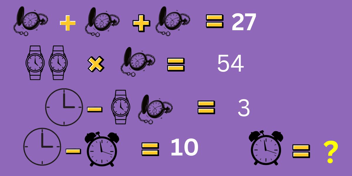 Metti alla prova il tuo QI con questo crack il teaser cerebrale del codice: risolvi l'equazione del tempo di ticking in soli 10 secondi!